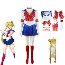 Sailor Moon Cosplay Tenue Et Wig Déguisement Taille Adulte Ou Enfant Au Choix 