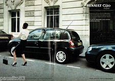 PUBLICITE ADVERTISING 096  2003  La Renault Clio  (2p)  Initiale