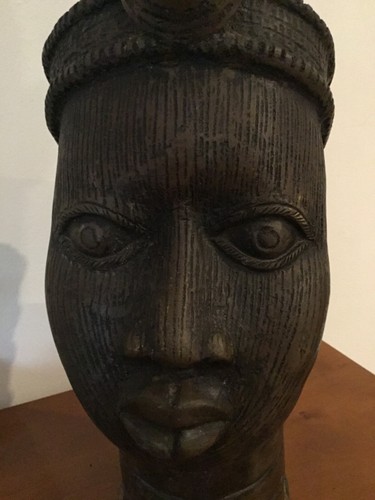 Ancien bronze tête cm - ancien,