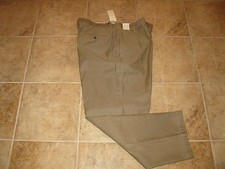 MENS SIZE 40 X 29 LIGHT BROWN / TAN TURNBURY KHAKI PANTS **NWT**