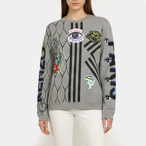 Pull jersey brodé - en,