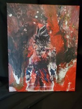 tableau abstrait Dragon Ball