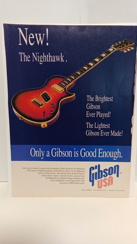 Gibson nighthawk guitars 1993 - nighthawk,