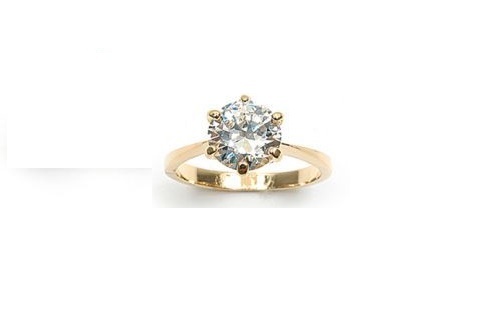 Bague solitaire diamant - t,