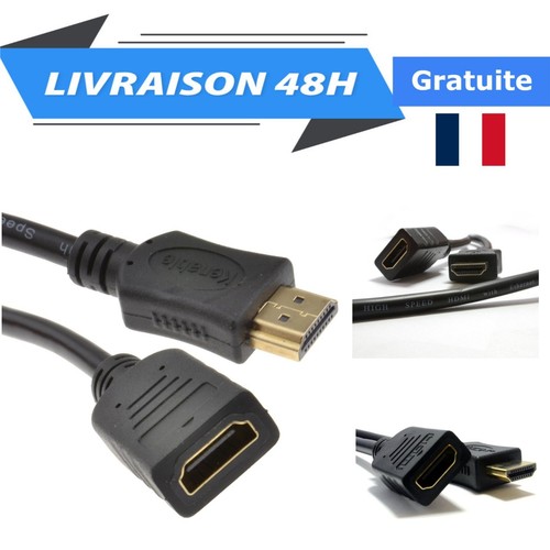 Rallonge hdmi mâle vers - mâle,