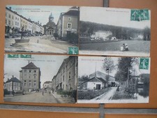 LOT 4 CARTES ANCIENNES PITTORESQUES ANIMEES BADONVILLER 54