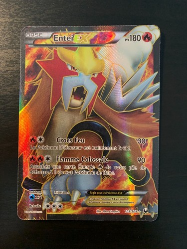 Carte pokémon entei ex - carte,