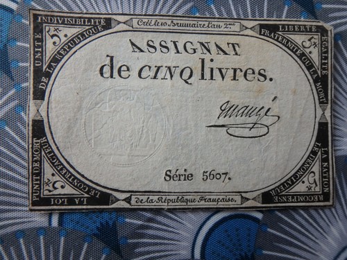 Assignat livres serie - 5,