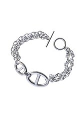 Bracelet chaîne d'ancre acier