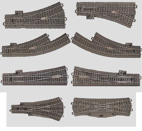 Märklin rail - ho, c-rail