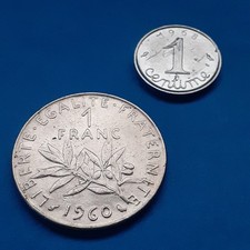 1 franc semeuse nickel 1960