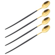 4 Pcs Cuillere De Service Inox