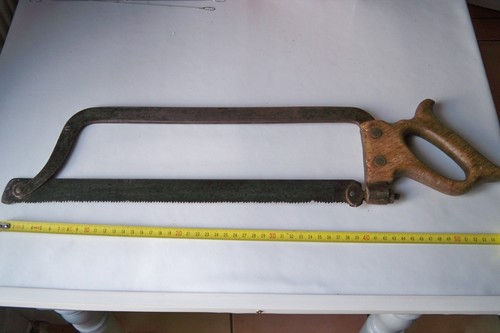 Ancienne scie boucher - scie,