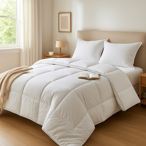 Couette coton plumes 2 - plumes,