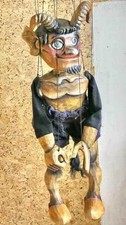 Marionnette diable - poupée originale faite à la main