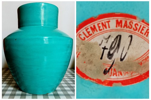 Rare vase bleu - , turquoise