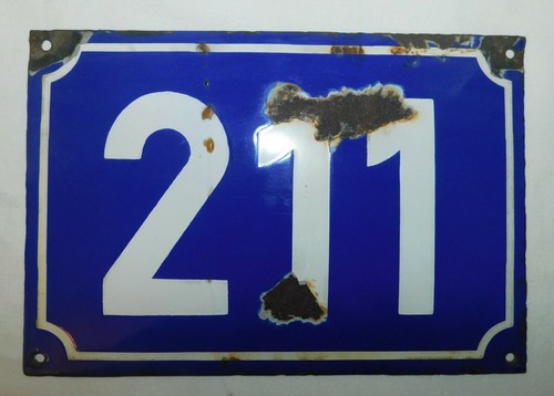 Ancienne plaque emaillee - ancienne,
