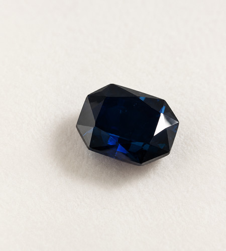 Saphir bleu naturel cts - bleu,