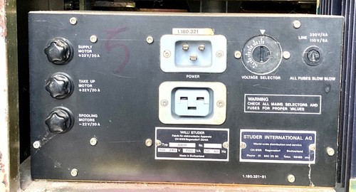 Studer a800 alimentation - studer,