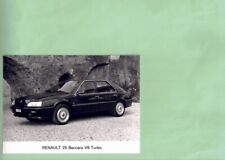 Photo de presse original press photo Renault 25 Baccara V6 Turbo 1989