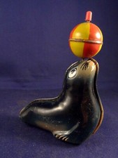 Ancien jouet tôle otarie