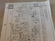 PLAN schema ELECTRONIQUE vintage PROJECTEUR de bobine FILM super 8 8MM BOLEX SP8