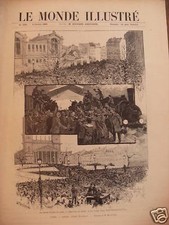 MONDE ILLUSTRE 1895 N 1976 - ARRIVEE DE M.HENRI ROCHEFORT-LUCAY, HOMME POLITIQUE