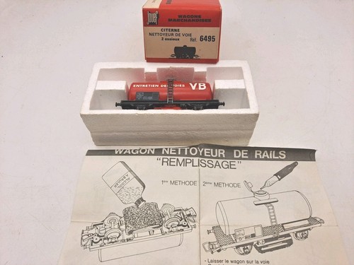 Tbe jouef 6495 wagon nettoyeur - wagon,