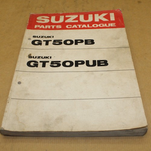 Parts list suzuki 1978 - parts,