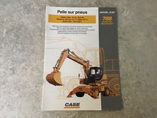 CASE POCLAIN PELLE SUR PNEUS 788 power publicité documentation brochure d époque