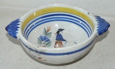 HENRIOT QUIMPER BOL A OREILLES