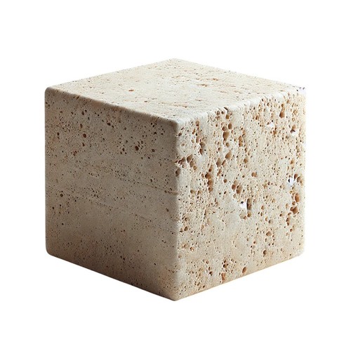 Cube travertin romain - cube,