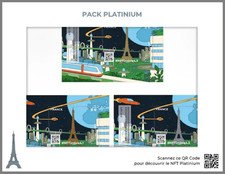 NFTimbre 4 Pack Platinium 2025 sous blister tirage limité à 2000 ex