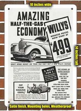 Metal Sign - 1938 Willys Sedan
