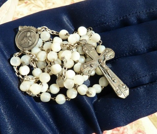 Ancien chapelet perles - chapelet,