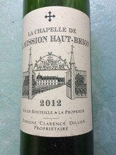 1 BOUTEILLE CHAPELLE DE LA MISSION HAUT BRION 2012 PESSAC LEOGNAN 75CL 14% VOL
