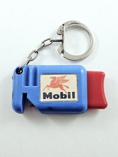 PORTE-CLÉS - MOBIL 1960s Pince Tiercé VINTAGE Plastique Brevetée GARAGES Huiles