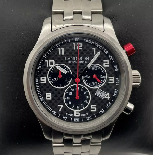 Landeron chronographe acier - landeron,