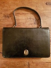 Sac à rabat vintage lézard