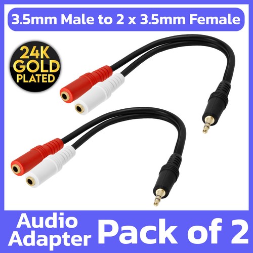 Pack stereo 5mm male - pack, to