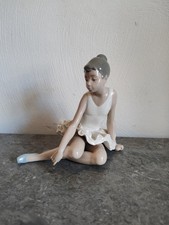 Figurine de ballerine Lladro NAO : collection vintage en céramique. Espagne