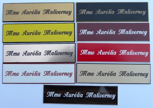 Plaque boite aux lettres - de, 1