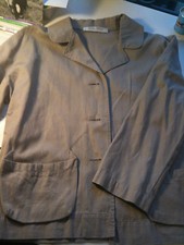 MIU MIU PRADA SAFARI SKIRT SUIT JACKET BLAZER TOP SKIRT DRESS 42 4 6 S M BEIGE 2