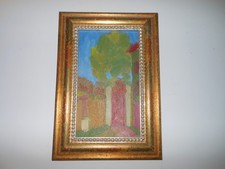 Huile sur carton de François