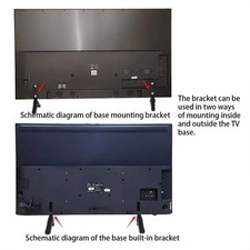 Base TV universelle en acier