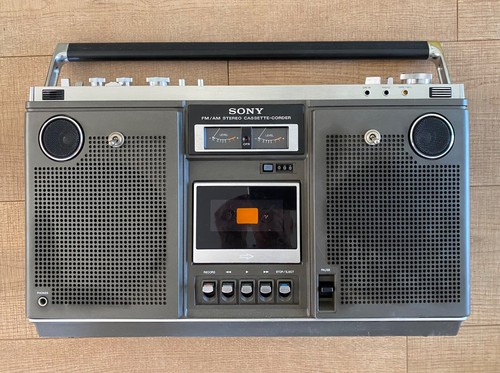 Boombox radio cassette sony - radio,