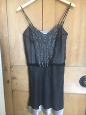 robe karen millen 100% soie taille 8