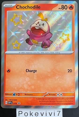 Carte pokemon chochodile - carte, 079