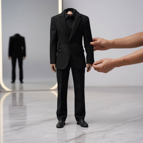 Costume noir miniature design - noir,