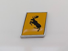 Élan cabré Logo Emblème Badge Insigne Adhésif Métal Chromé pour VOLVO et SAAB